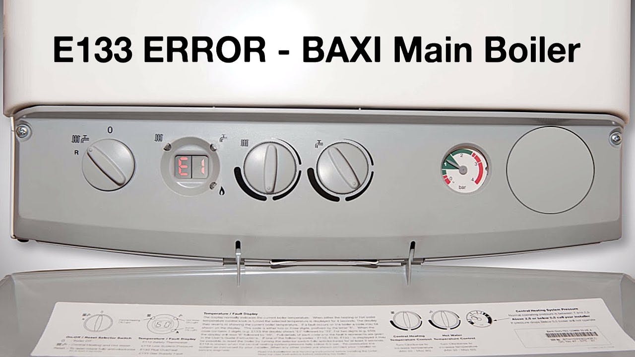 Potterton / Baxi E133 Fault Code